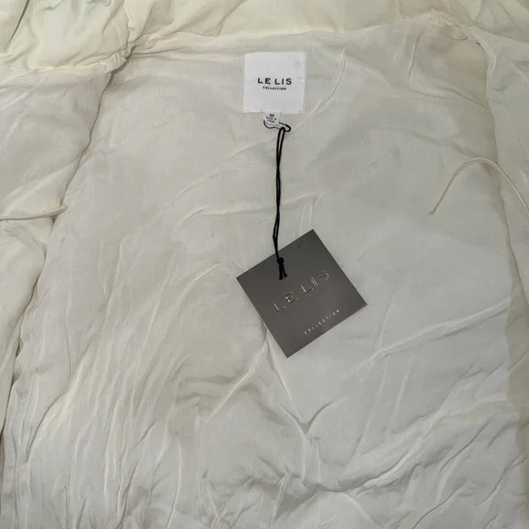 Le Lis Light Cream Puffer Jacket - Picture 5 of 7